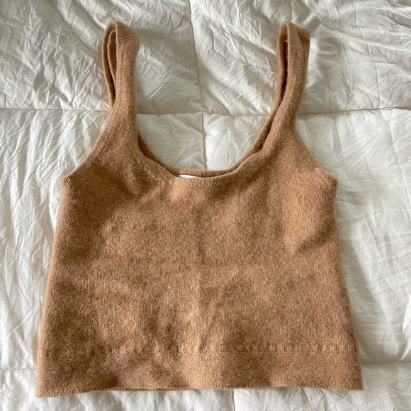 Madewell Clemence Cropped Sweater Tank 